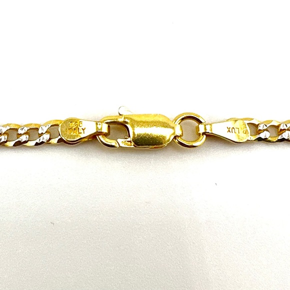 18K Gold Plated over 925 Sterling Silver Round Cut 3D Tom and Jerry Necklace - Picture 7 of 9